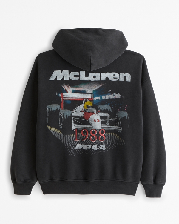 McLaren Graphic Popover Hoodie, Black