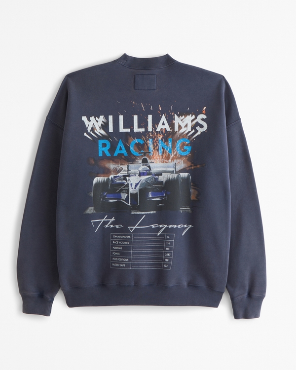 Williams Racing Graphic Crew Sweatshirt, Sapphire