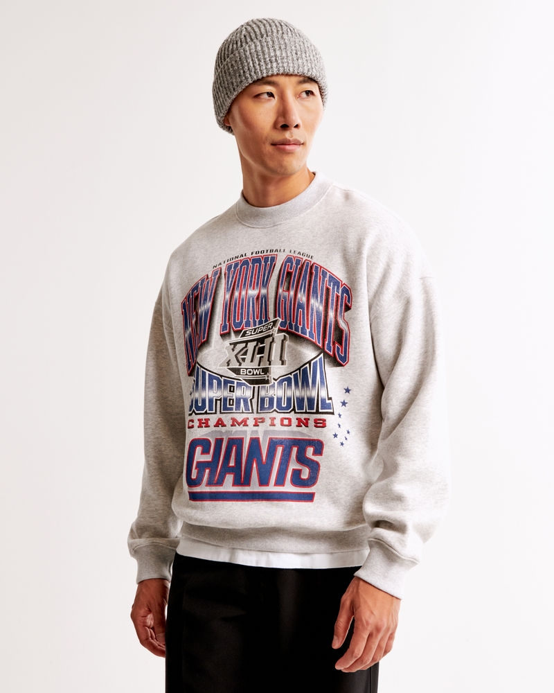 New York Giants Graphic Crew Sweatshirt