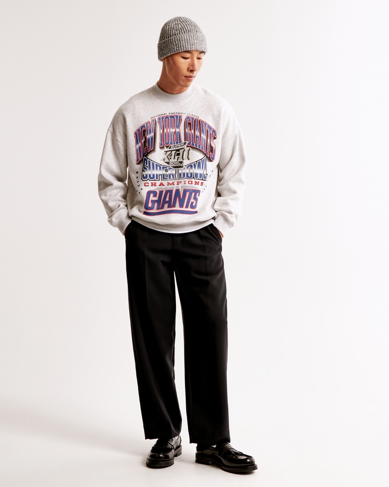 New York Giants Graphic Crew Sweatshirt