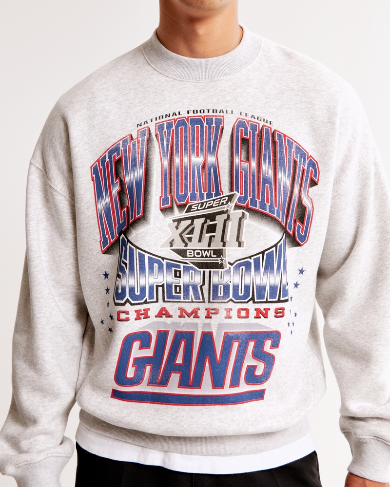 New York Giants Graphic Crew Sweatshirt