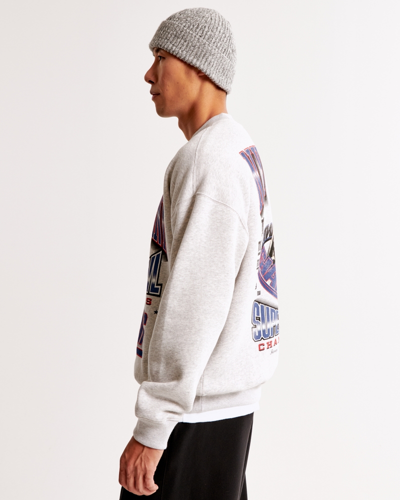 New York Giants Graphic Crew Sweatshirt