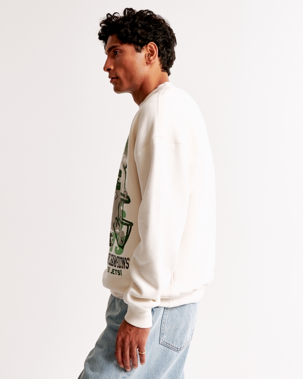 Men's New York Jets Graphic Crew Sweatshirt | Men's Tops