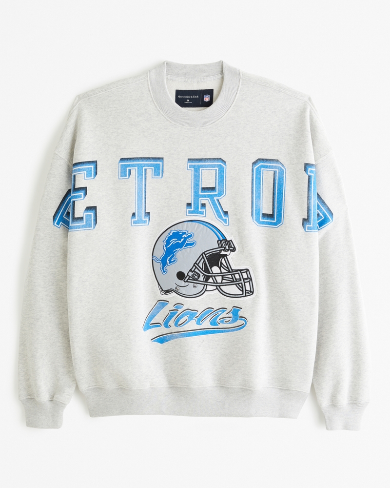 Detroit Lions Graphic Crew Sweatshirt