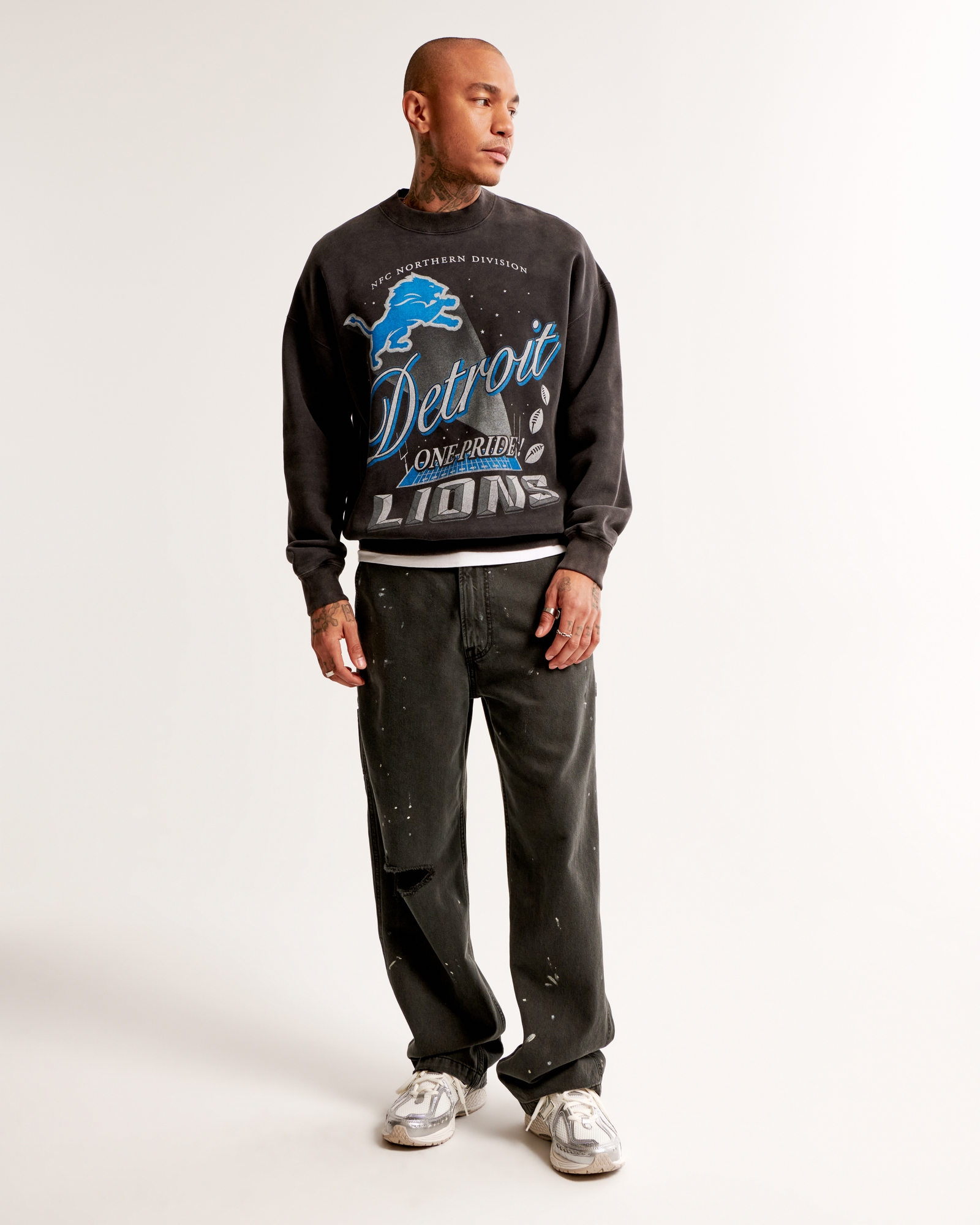 Philadelphia Eagles Graphic Crew Sweatshirt