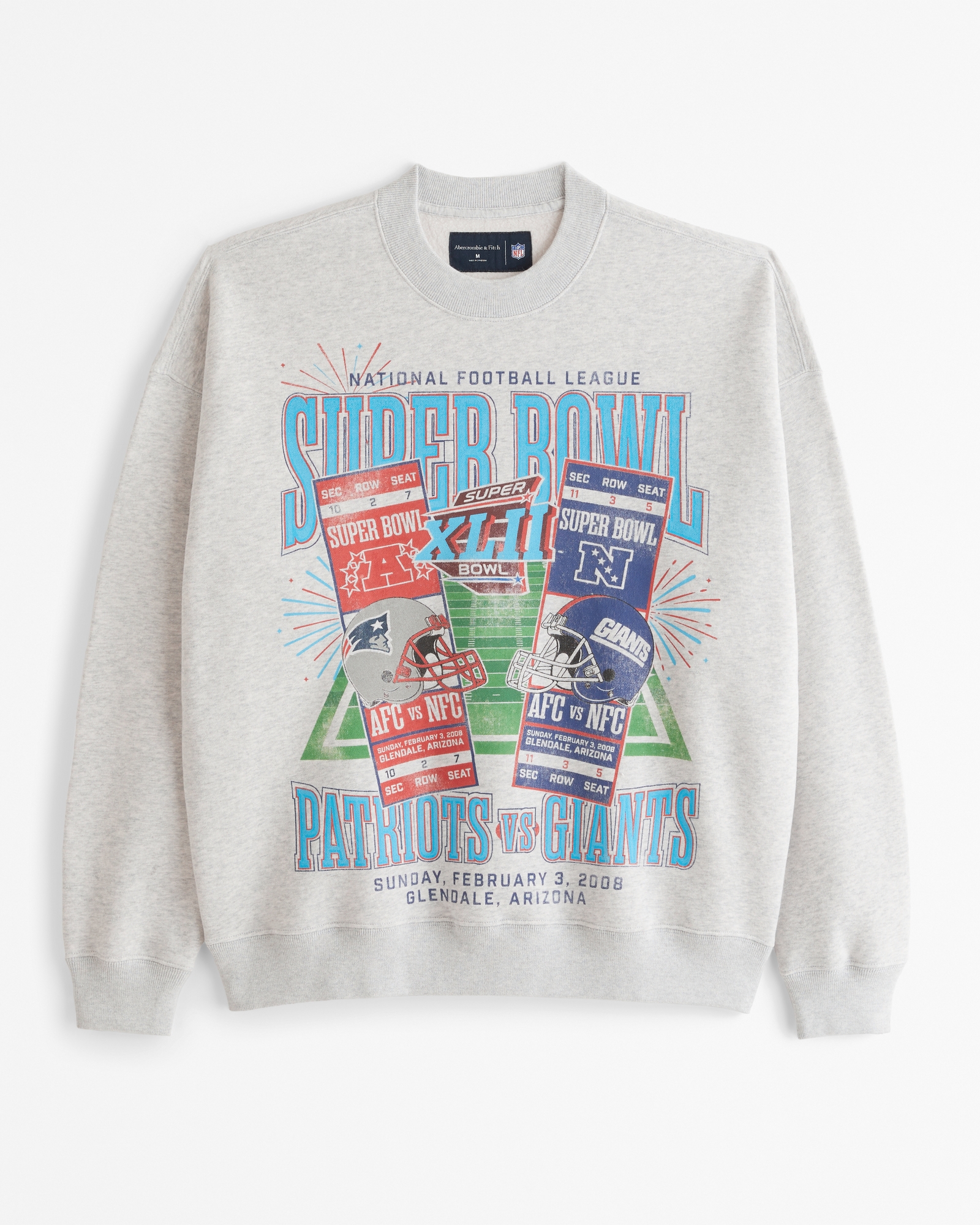 Vintage Super Bowl Graphic Crew Sweatshirt