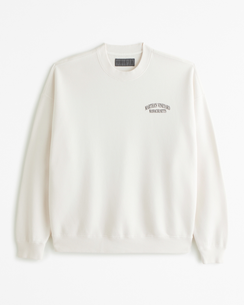 Martha's Vineyard Graphic Crew Sweatshirt