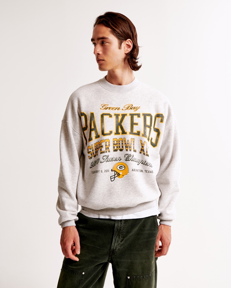 Green Bay Packers Graphic Crew Sweatshirt