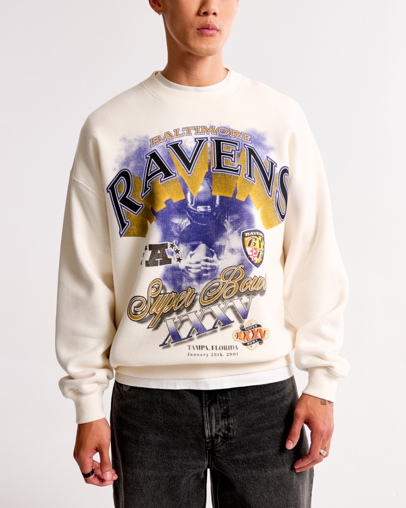 Baltimore Ravens Graphic Crew Sweatshirt
