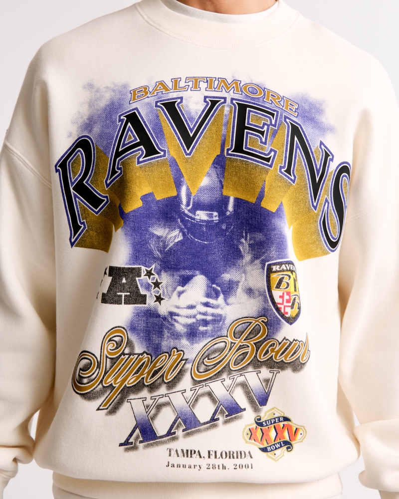 Baltimore Ravens Graphic Crew Sweatshirt