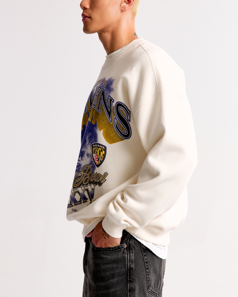 Baltimore Ravens Graphic Crew Sweatshirt