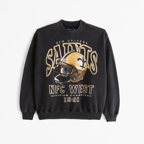 Мужские худи Abercrombie & Fitch Miami Dolphins Graphic Crew Sweatshirt