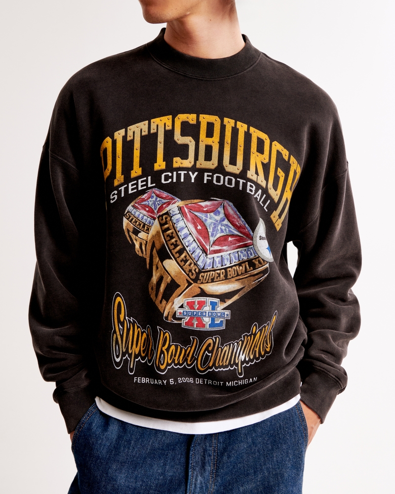 Pittsburgh Steelers Graphic Crew Sweatshirt