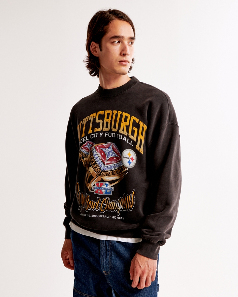 Pittsburgh Steelers Graphic Crew Sweatshirt
