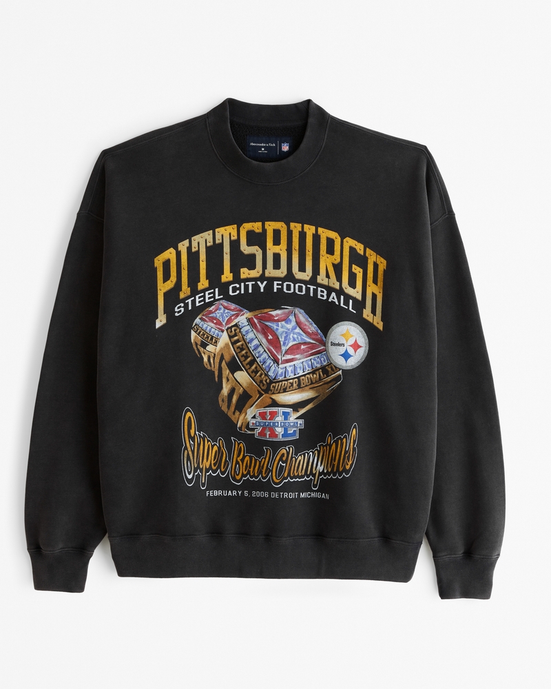 Steelers crew neck online
