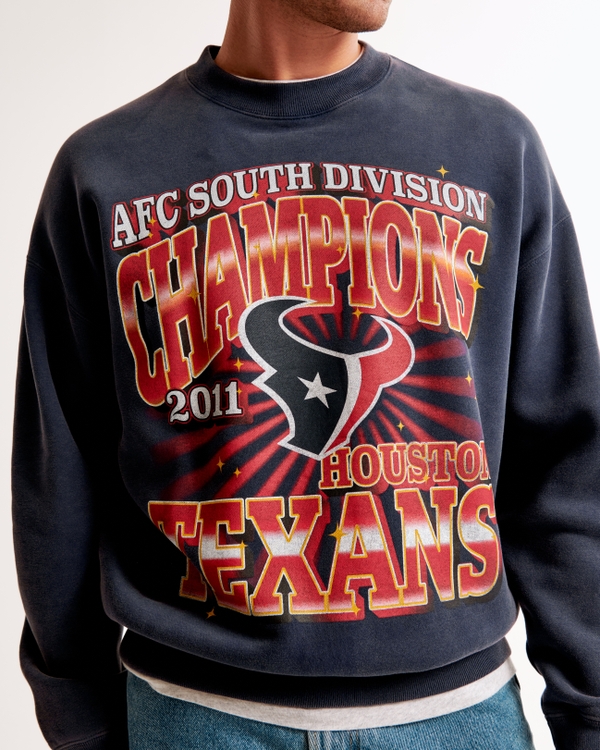 Houston Texans Graphic Crew Sweatshirt