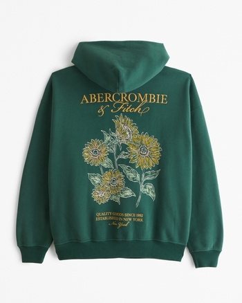 Abercrombie and fitch green hoodie 2025