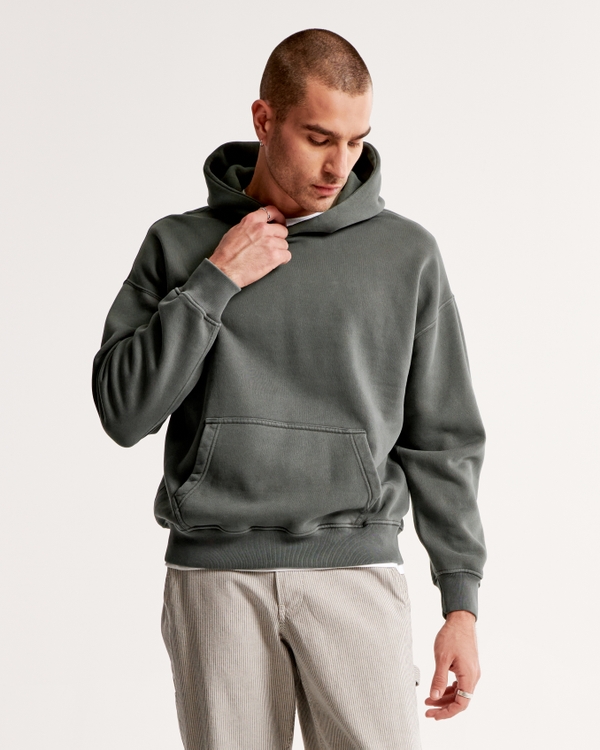 Essential Popover Hoodie, Green