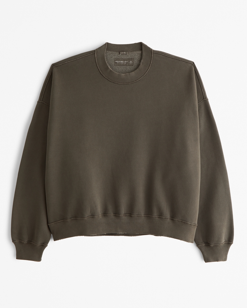 Essential Cropped Crew Sweatshirt