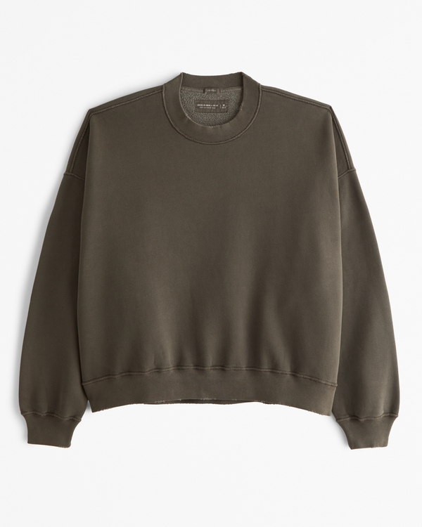 Essential Cropped Crew Sweatshirt