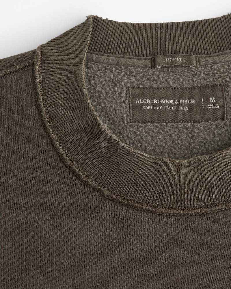Essential Cropped Crew Sweatshirt
