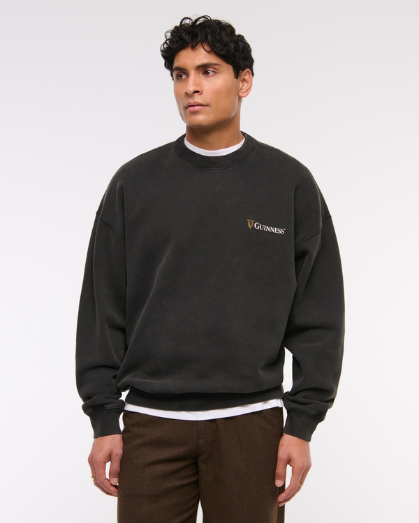 Guinness Graphic Crew Sweatshirt, Black