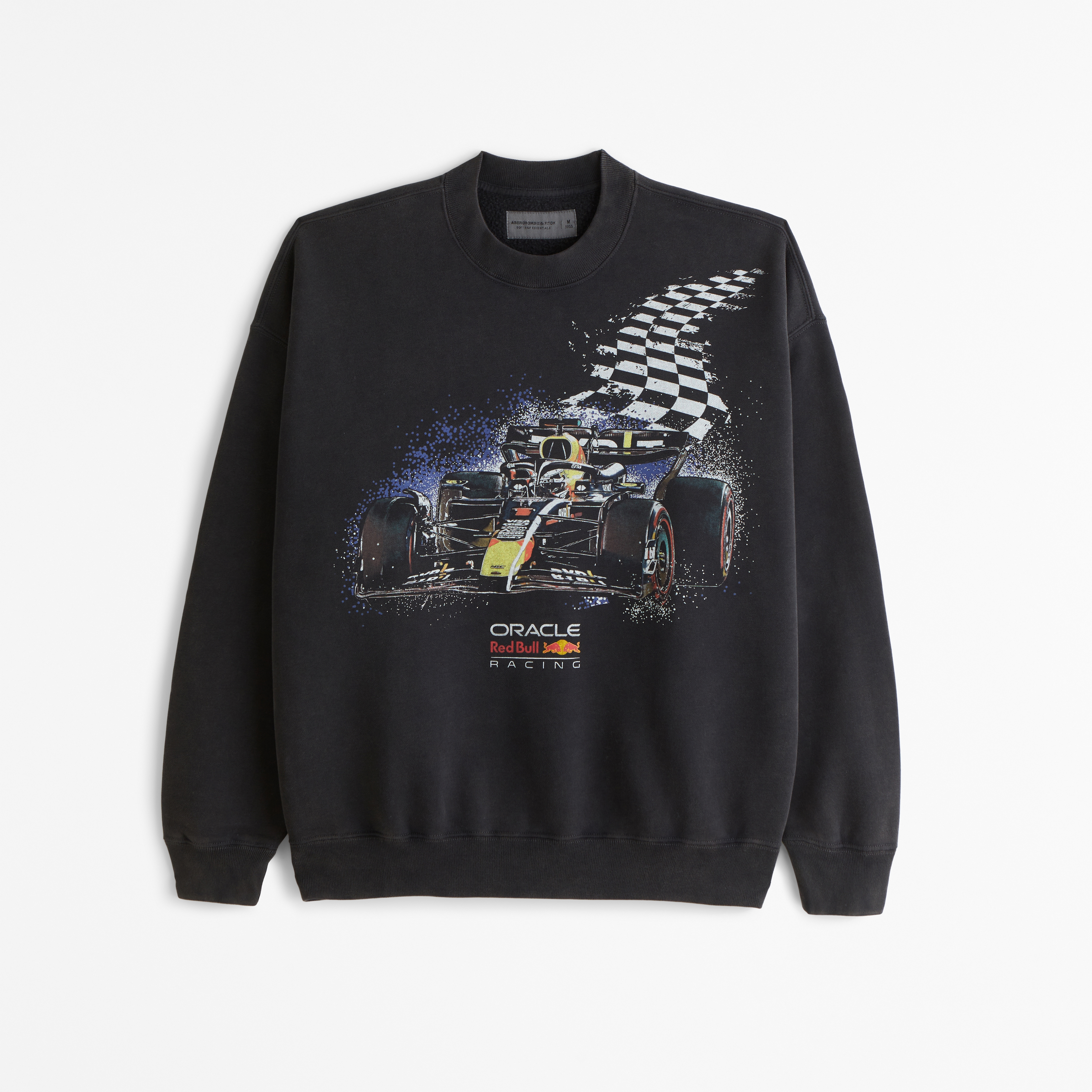 Abercrombie & Fitch Oracle Red Bull Racing Graphic Crew Sweatshirt