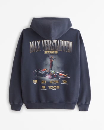 Hombre Sudadera con capucha sin cierre con estampa de Oracle Red Bull Racing Hombre Liquidacion Abercrombie