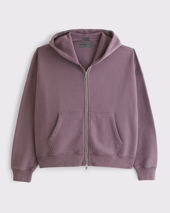 Generic Womens Cropped Hoodie Zip Up Cropped Sweatshirts