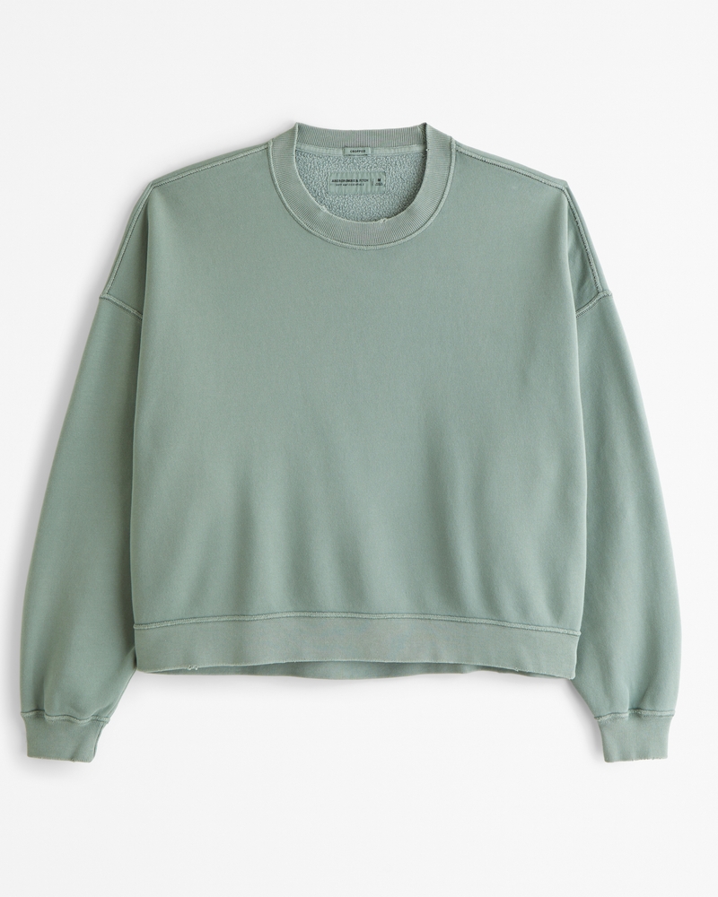 Men's Cropped Essential Crew Sweatshirt | Men's Tops