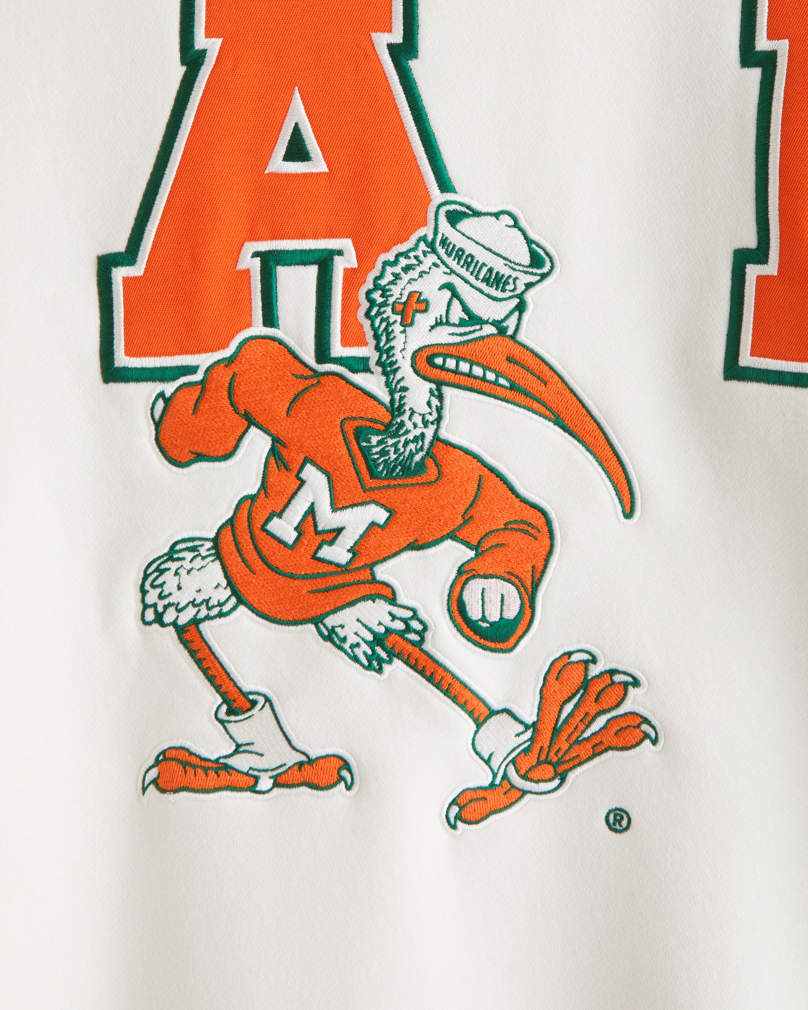 University of Miami Graphic Crew Sweatshirt