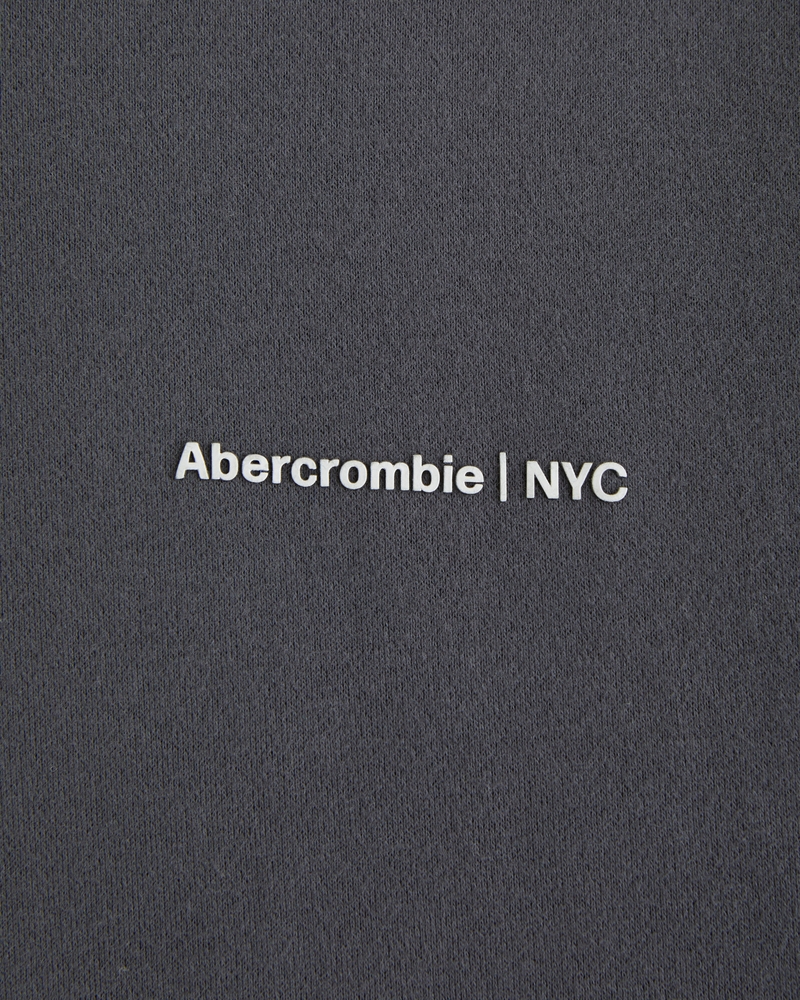 Micro-Logo Popover Hoodie
