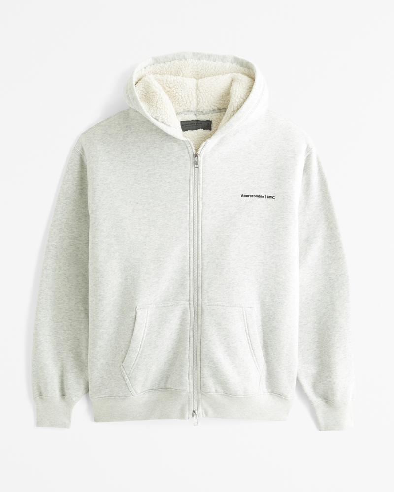 Abercrombie sherpa pullover clearance