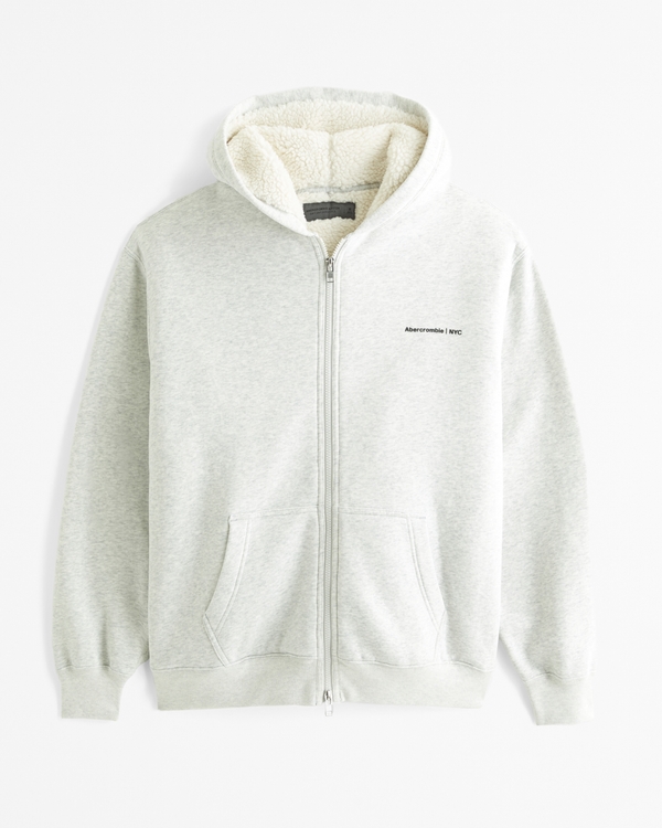 Men s Zip Up Hoodies Abercrombie Fitch