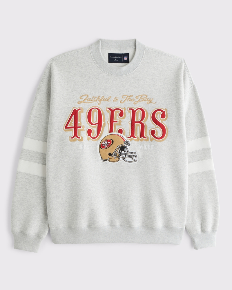 Logo San Francisco 49ers Crewneck Sweatshirt Men's San Francisco