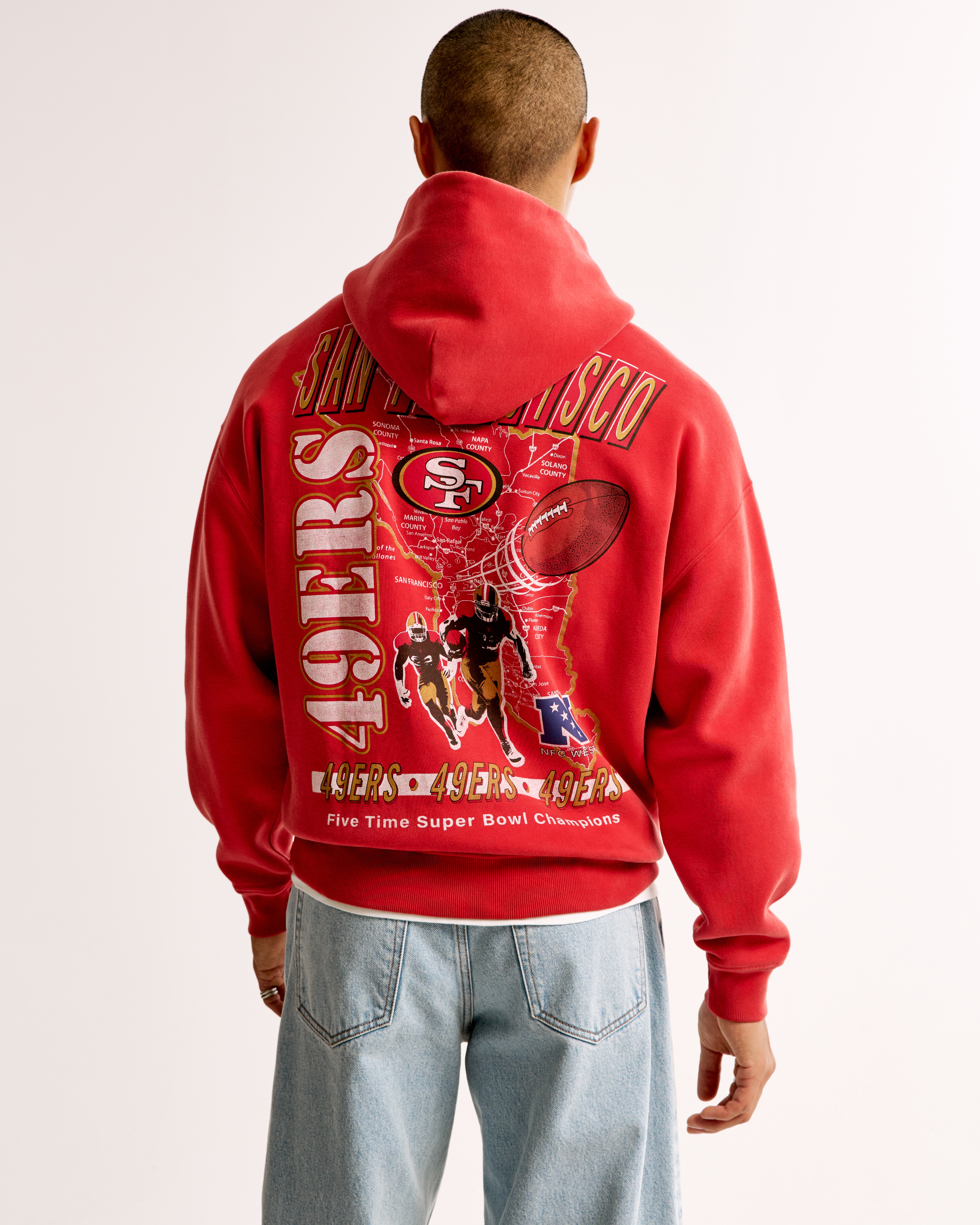 ★Abercrombie & Fitch★サンフランシスコ 49ers スウェット Men's San Francisco 49ers Graphic Tee | Men's Tops