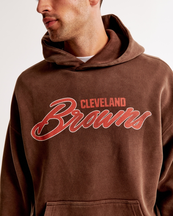 Cleveland Browns Graphic Popover Hoodie, Brown