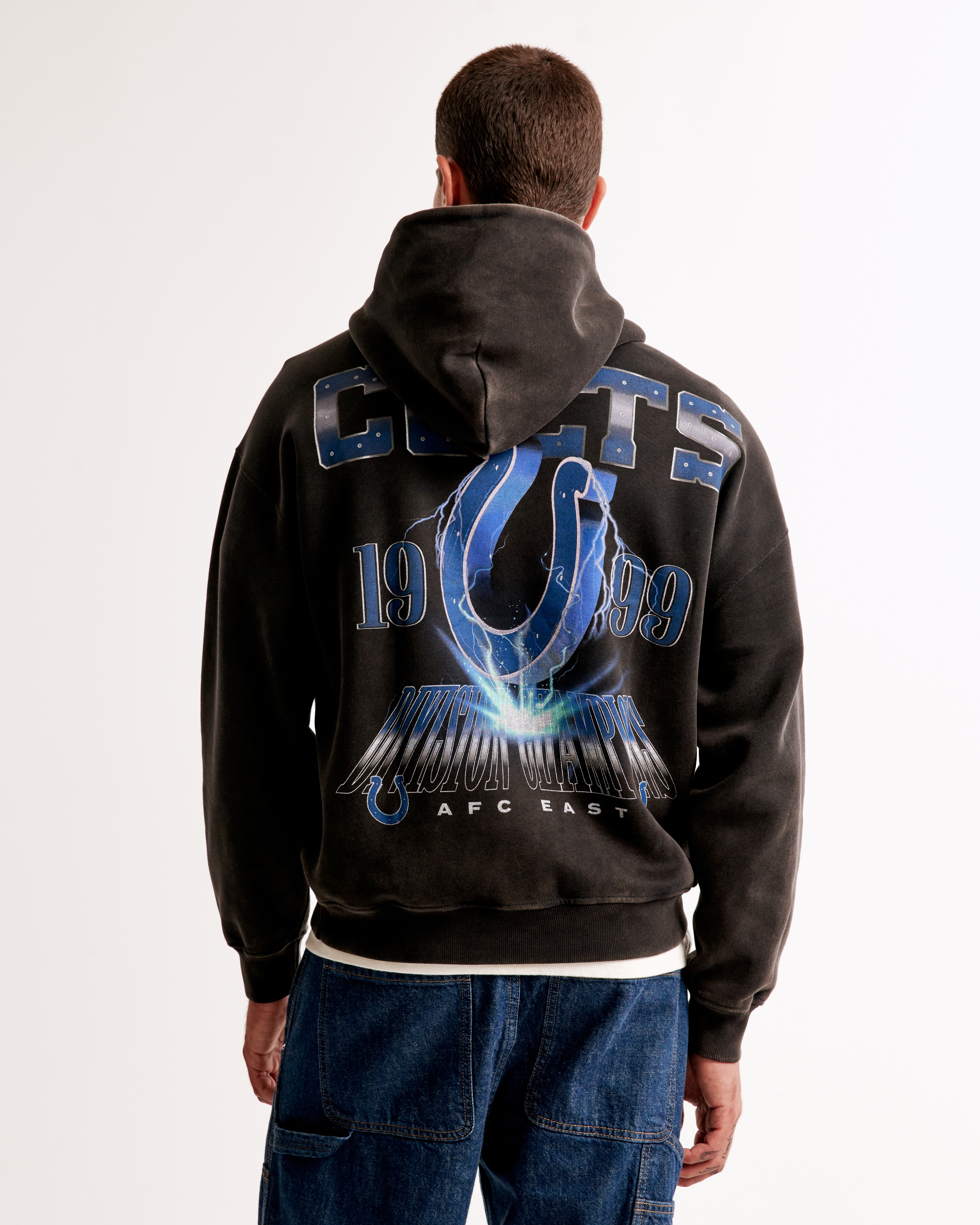 Мужские худи Abercrombie & Fitch Cleveland Browns Graphic Popover — фото 3