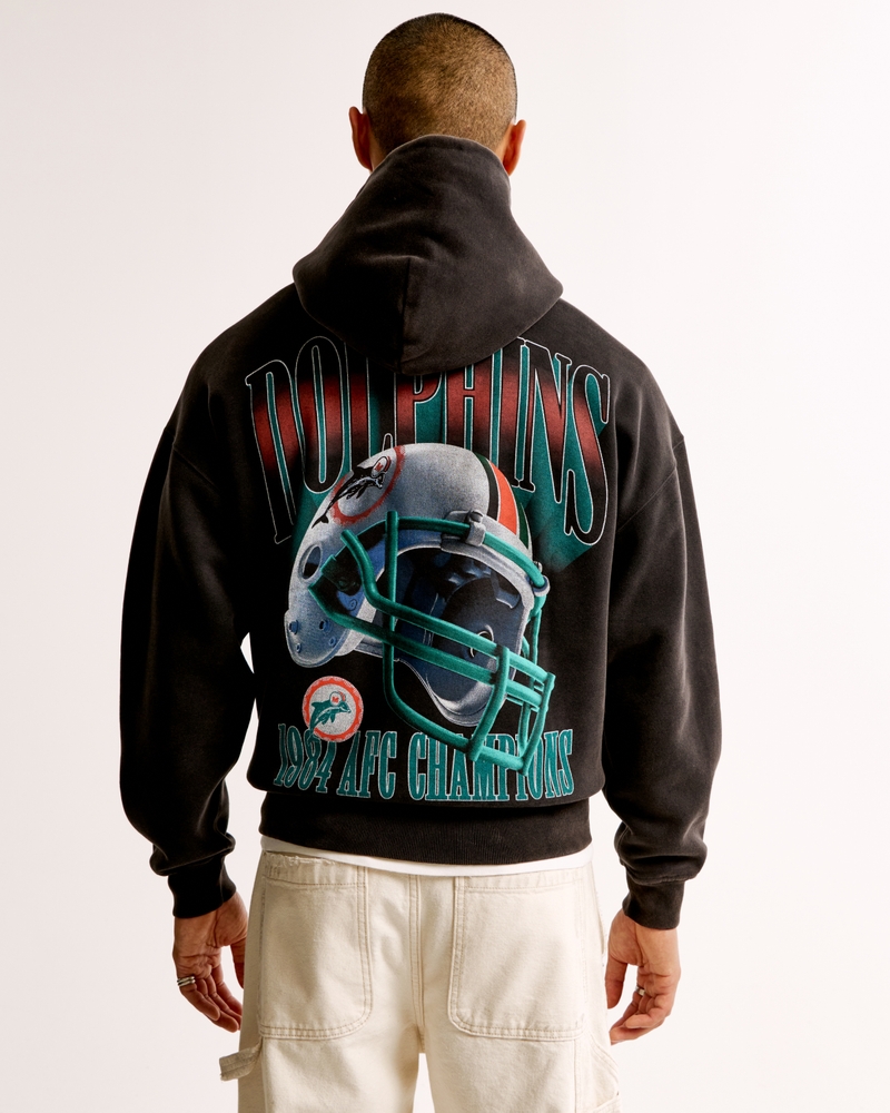 Miami Dolphins Graphic Popover Hoodie