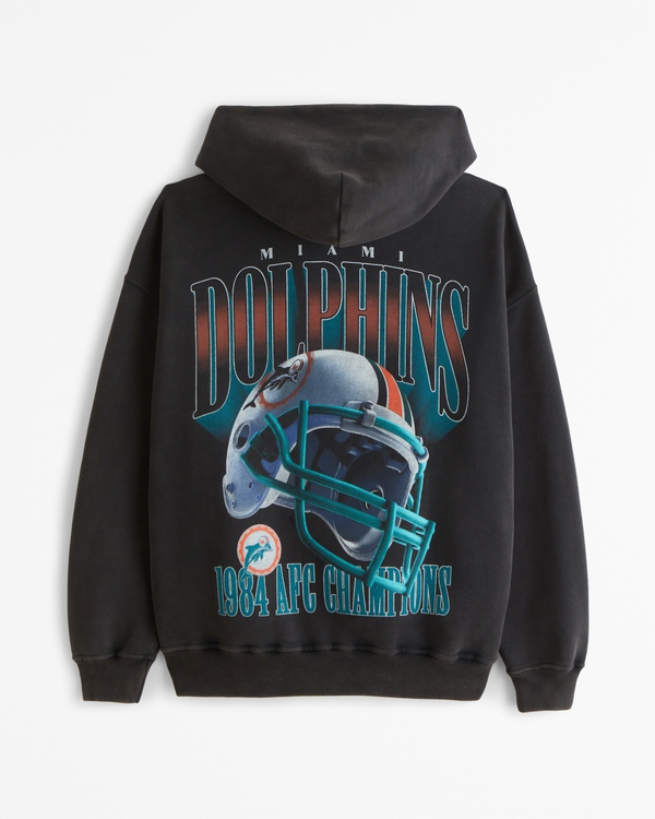 Men's Miami Dolphins Graphic Popover Hoodie | Men's Tops