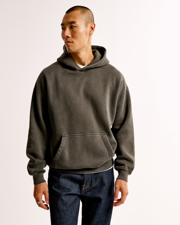 Green abercrombie hoodie hotsell