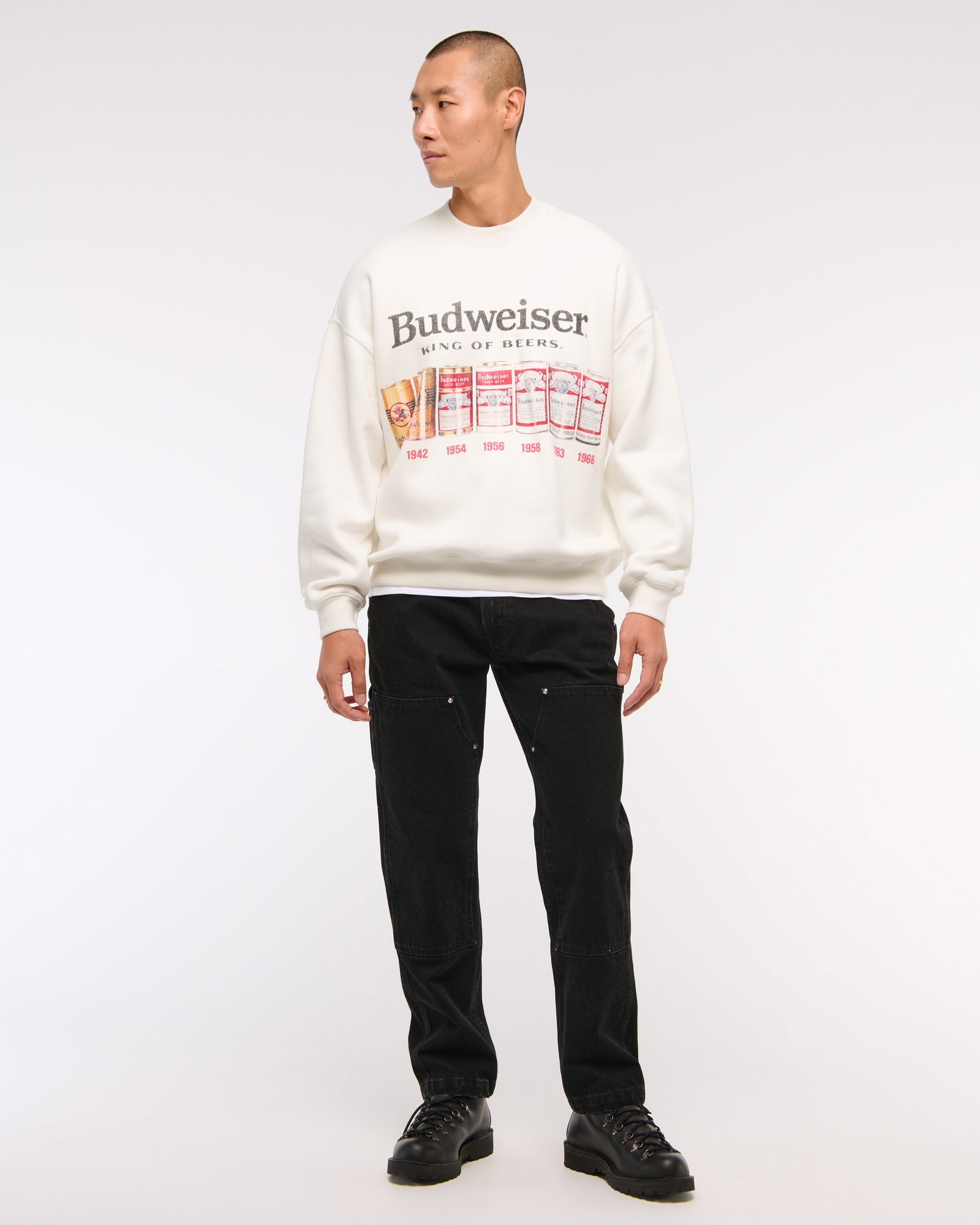 Budweiser Graphic Crew Sweatshirt