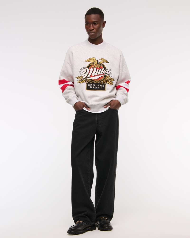 Miller Lite Graphic Crew Sweatshirt