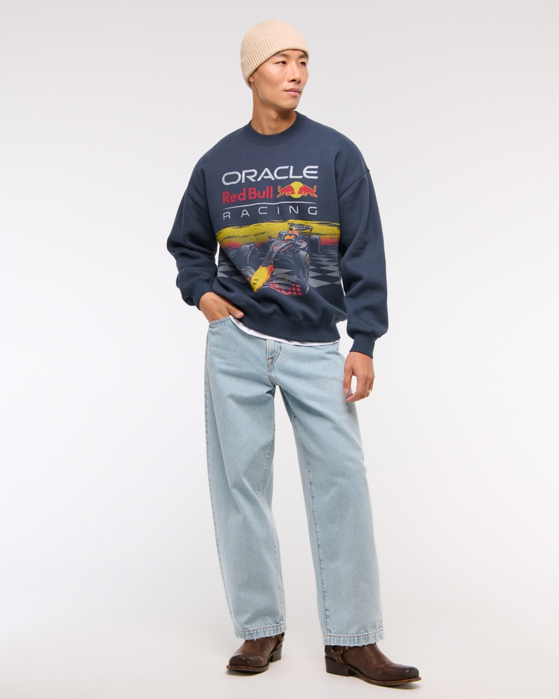 Men's Oracle Red Bull Racing Graphic Crew Sweatshirt | Men's