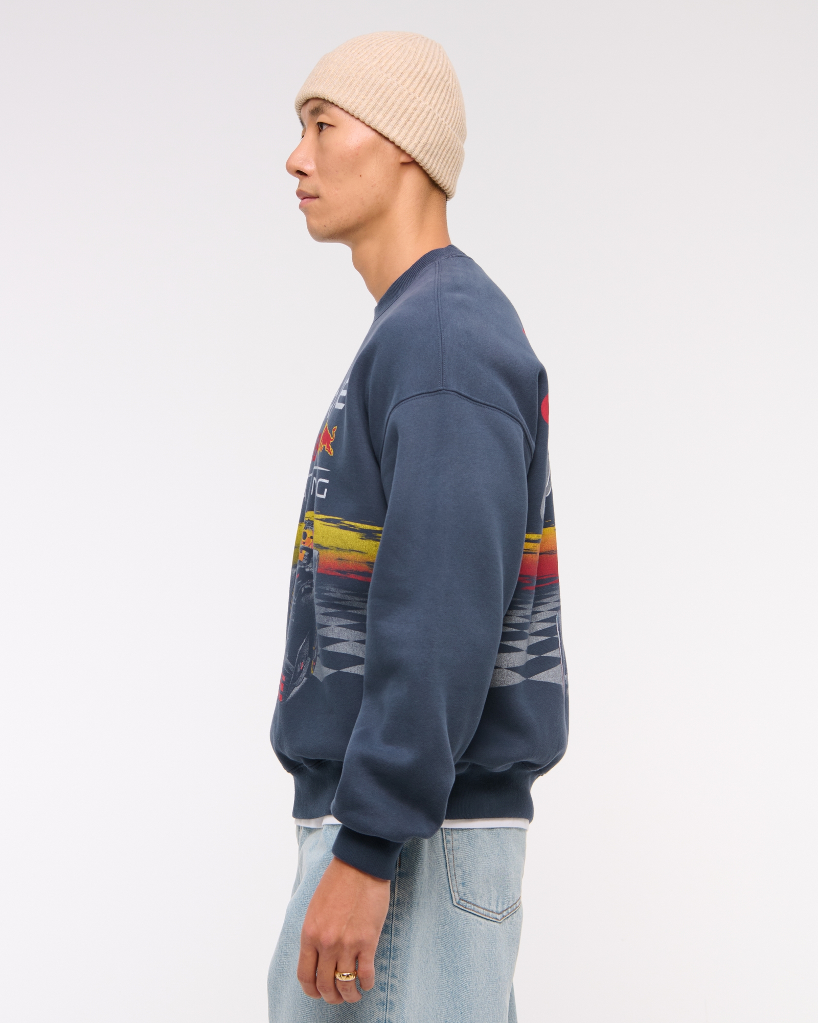 Men's Oracle Red Bull Racing Graphic Crew Sweatshirt | Men's