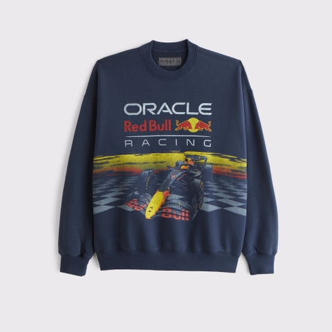 Мужские худи Abercrombie & Fitch Oracle Red Bull Racing Graphic Crew Sweatshirt