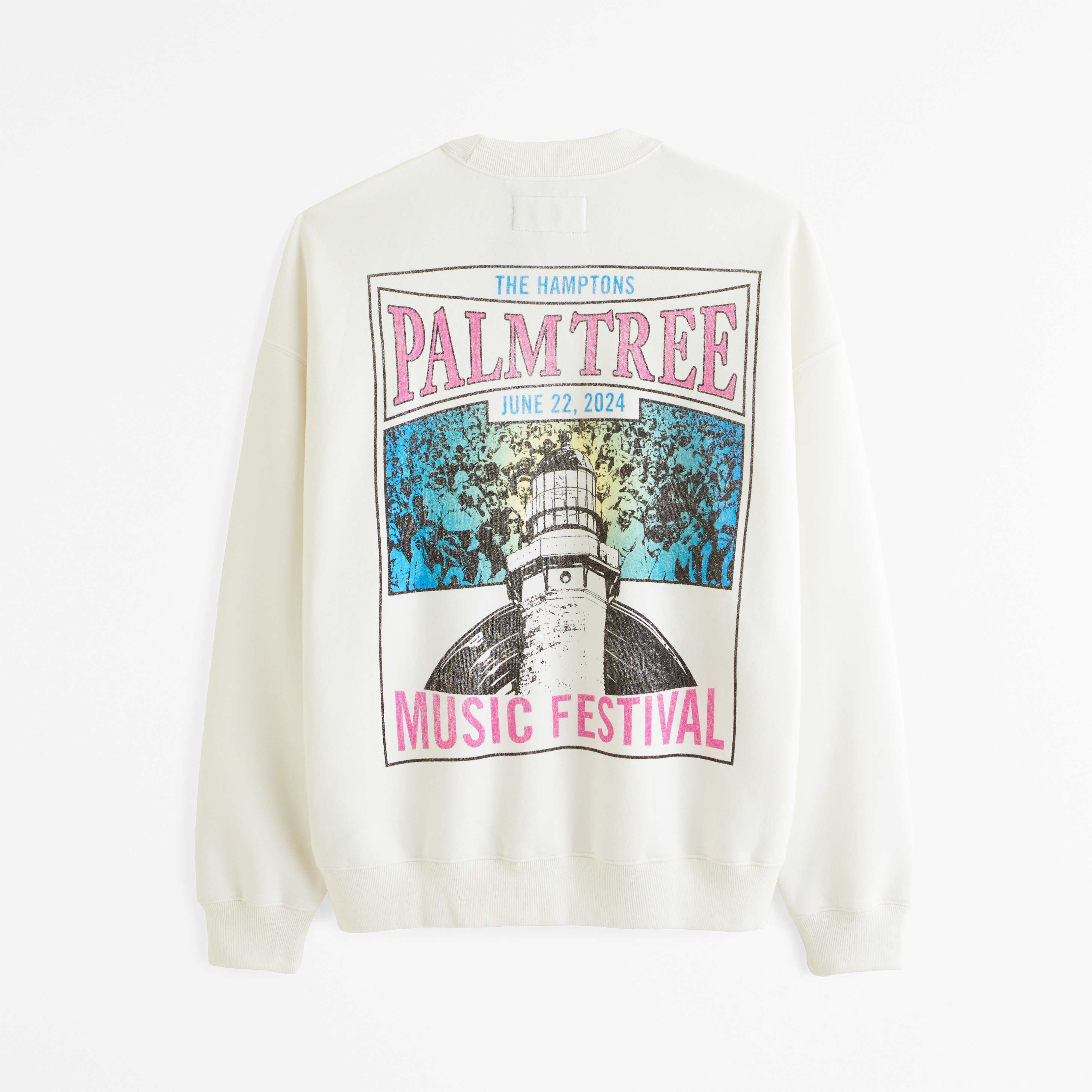 ★Abercrombie & Fitch★パーム ツリーフェスティバルスウェット Men's Palm Tree Music Festival Graphic Crew Sweatshirt