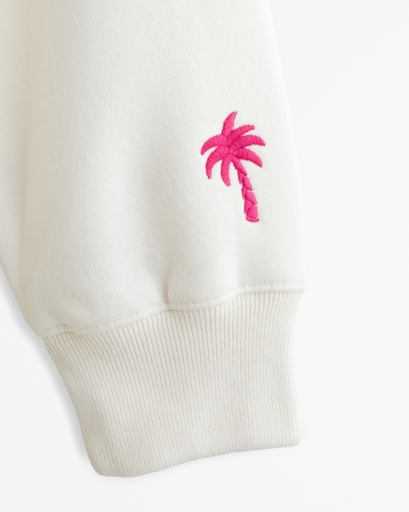Palm Tree Music Festival Graphic Crew Sweatshirt