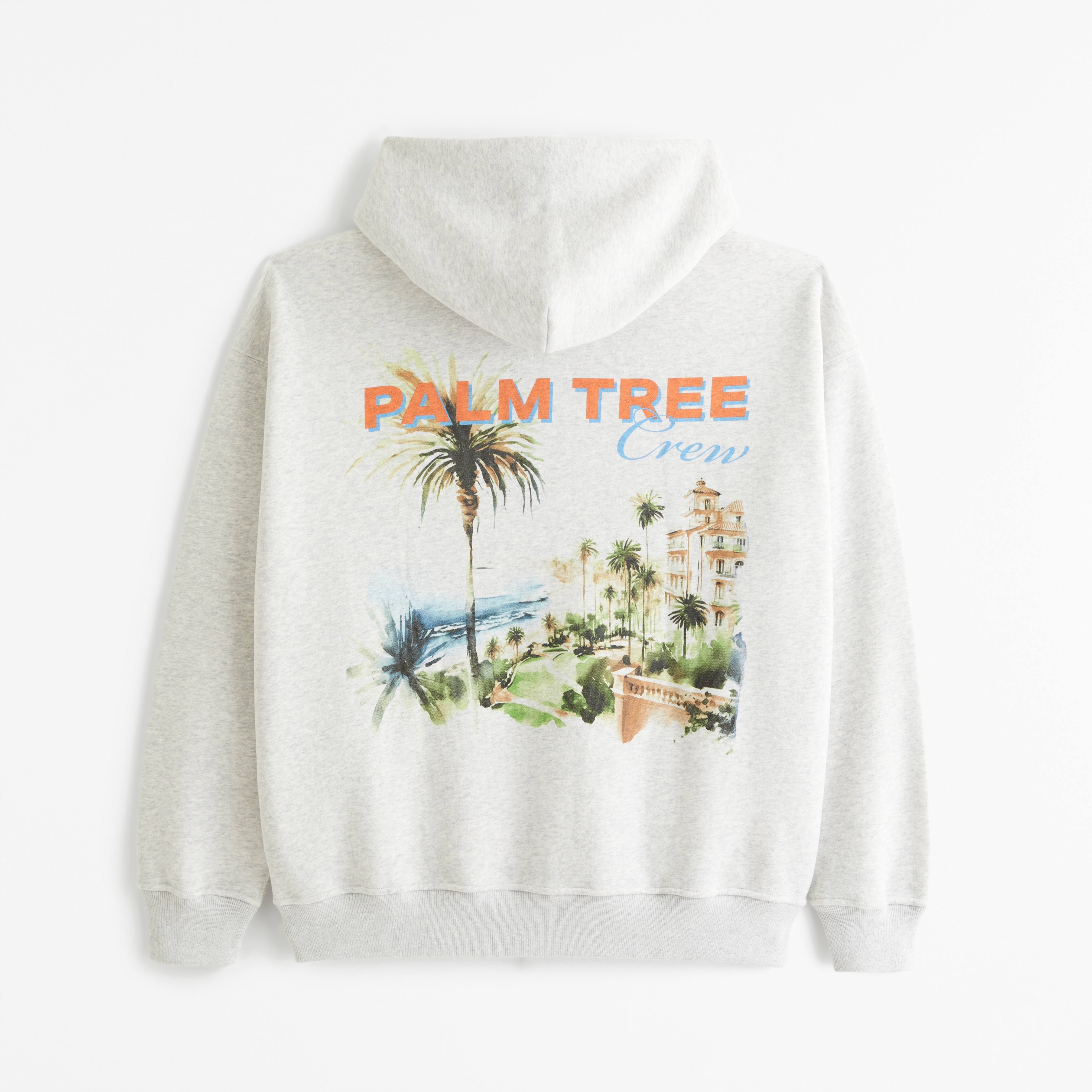 Men s Palm Tree Music Festival Full Zip Hoodie Men s Clearance Abercrombie