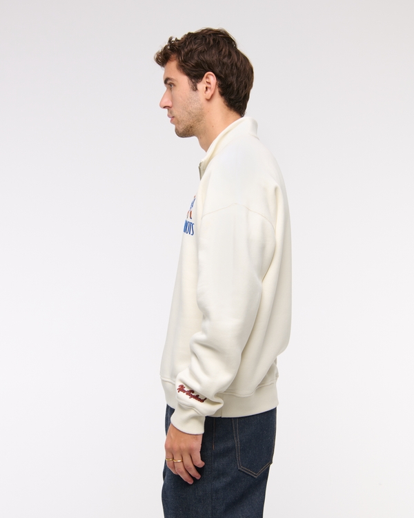 New England Patriots Half-Zip Sweatshirt